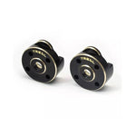 Treal SCX24 Brass Outer Portal Covers External Drive Housing Heavy For Portal Axles (Black) - HeliDirect