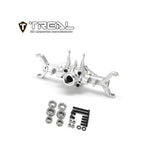 Treal Alu 7075 Front Axle Housing - Caster Blocks (C-Hubs) For Traxxas 1/18 TRX-4M Defender Bronco (Silver) - HeliDirect