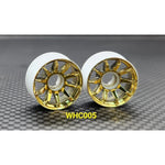 GL Racing RWD R10 Machine Cutted Chrome Rim (N0) WHC005