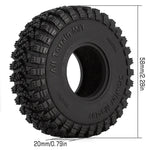 INJORA 1.0" 58*20mm All Terrain Crawl Master Tires For 1/24 RC Crawlers (4) (T1008) - HeliDirect