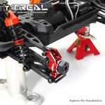 TREAL Aluminum 7075 Rear Hubs Carrier Set CNC Machined Upgrades for Arrma 1/18 GRANITE GROM - RED
