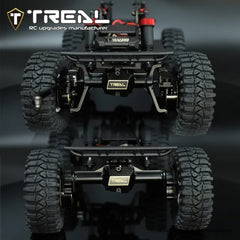 TREAL Brass Diff Cover Heavy Weight 13g/pc Front and Rear Axle Differential Covers (2P) for Redcat Racing 1/18 Ascent 18 - HeliDirect