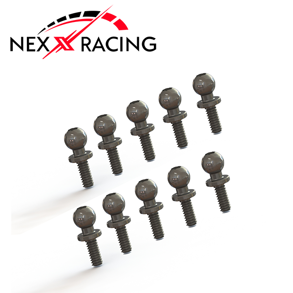 Team Losi Set Di 16 Pivot Ball In Alluminio 7075 Anodizzato Duro Per Modelli DIECI - 3