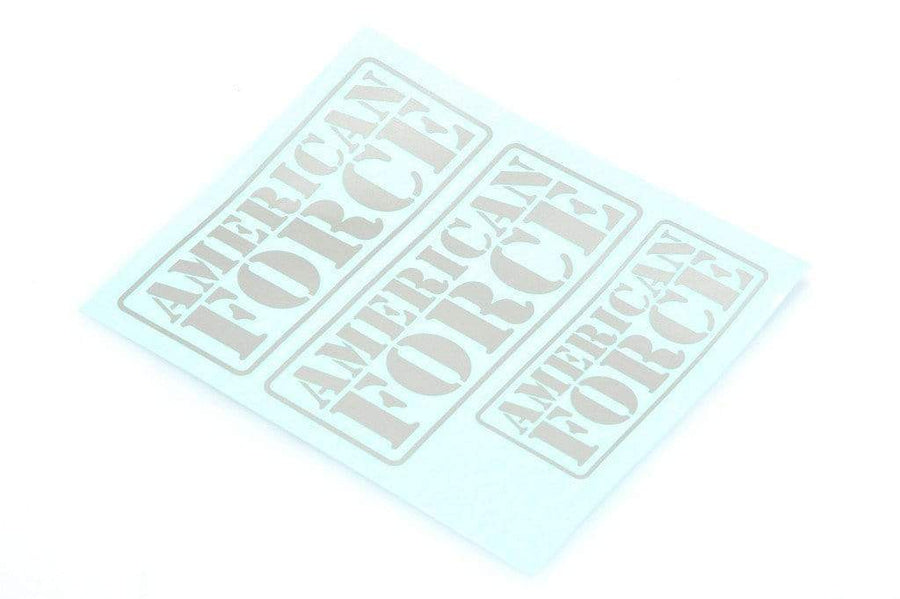 CD0962 F450 SD American Force Decal (silver) DL-Series - HeliDirect