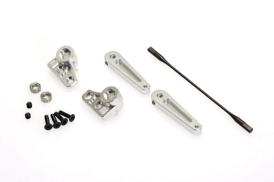 CKD0307 KAOS CNC Aluminum Sway Bar (front or rear, silver anodized) DL-Series - HeliDirect