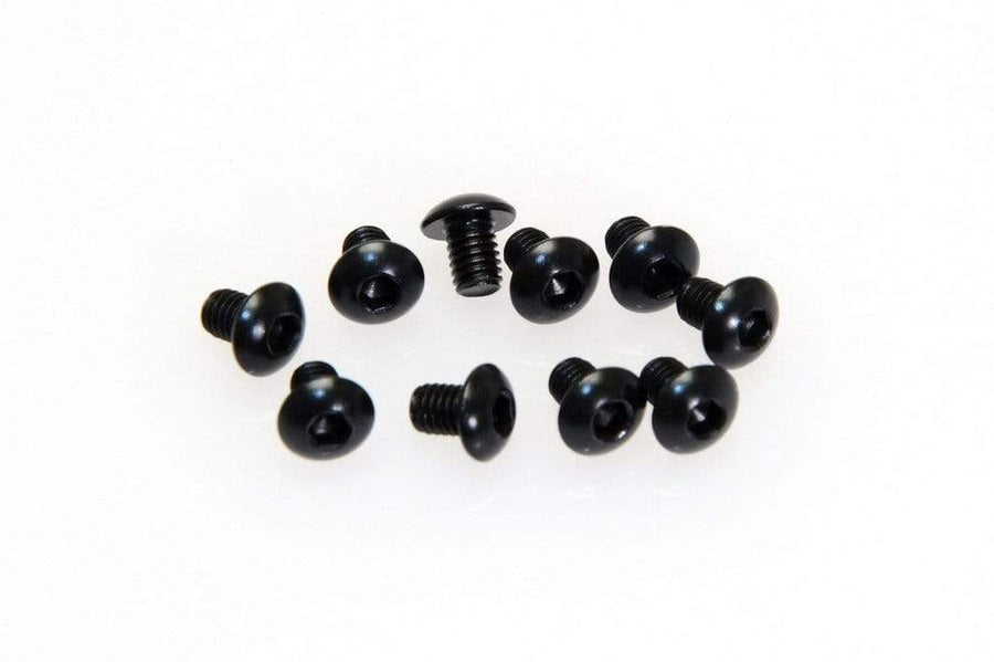 G36370 M3x4mm Button Head Hex Socket Screw (10pcs) - HeliDirect
