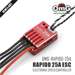 OMG RAPIDO 25A Sensorless Brushless ESC - Red