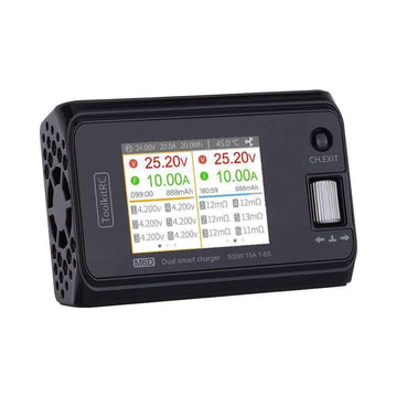 ToolkitRC M6D 500W 15A DC Dual Channel MINI Smart Charger Discharger - HeliDirect