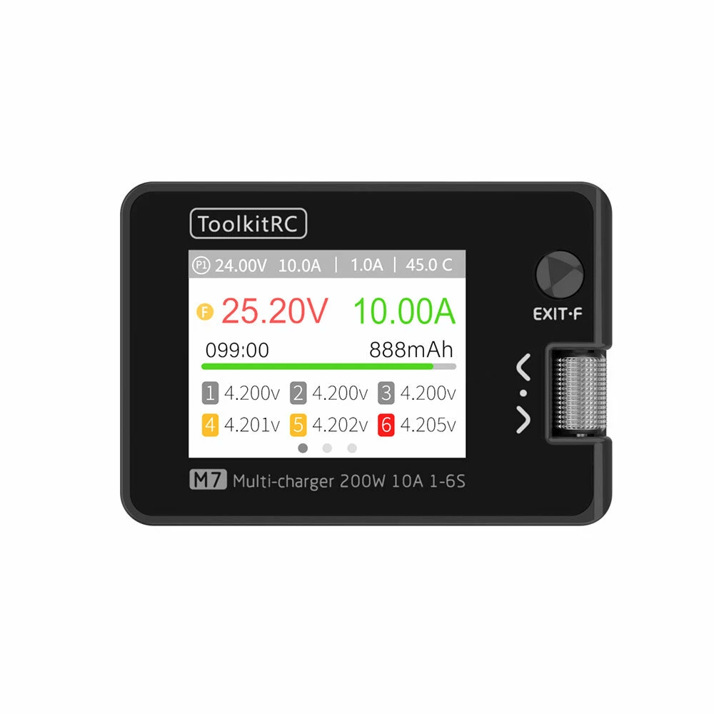 ToolkitRC M7 Multi Function 200W Smart Charger - HeliDirect