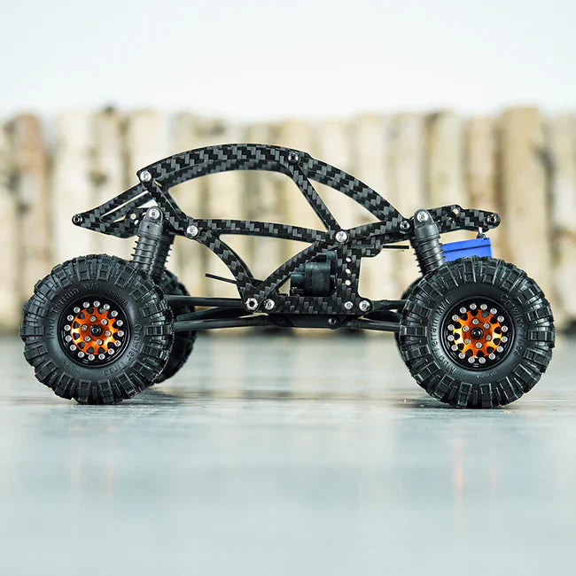 INJORA Kangaroo Carbon Fiber Chassis Frame Kit for 1/18 TRX4M - HeliDirect