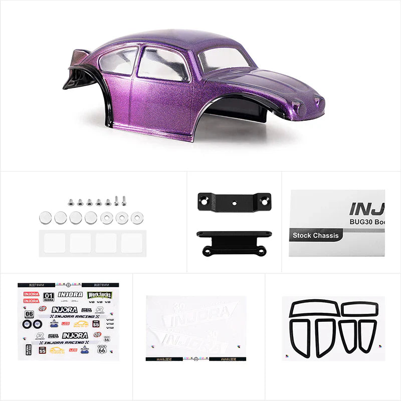 INJORA BUG30 Body with Magnetic Mount for 1/30 SCX30