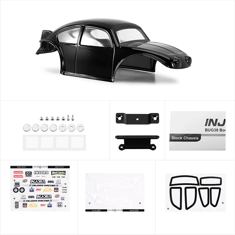 INJORA BUG30 Body with Magnetic Mount for 1/30 SCX30