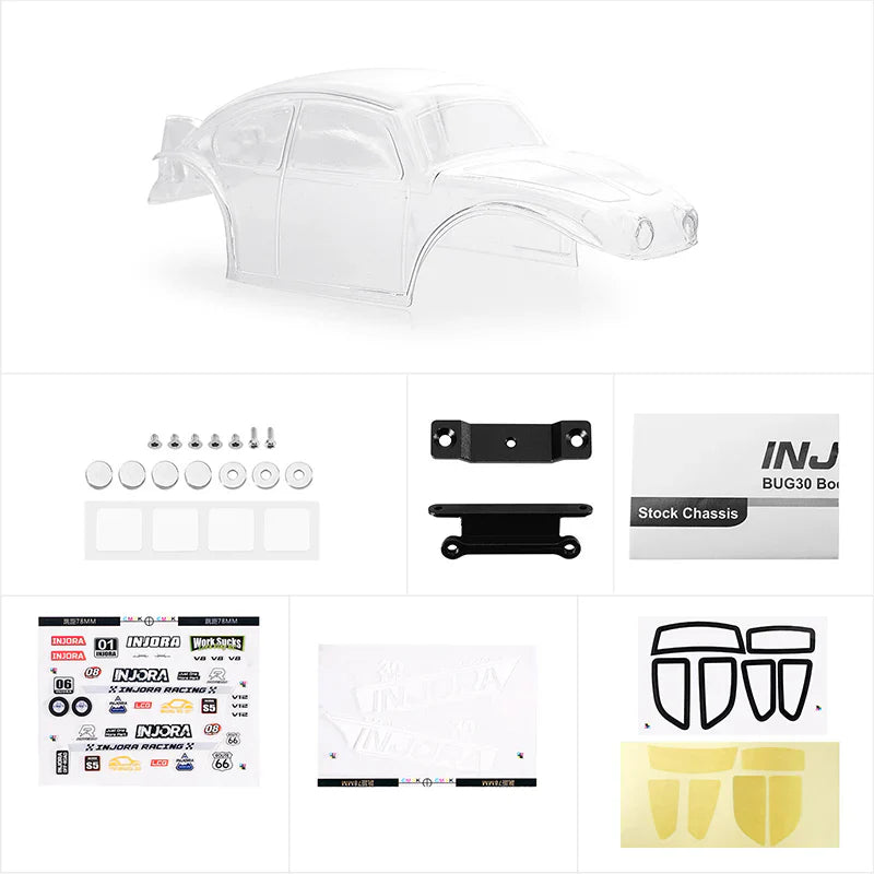 INJORA BUG30 Body with Magnetic Mount for 1/30 SCX30