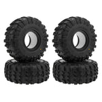 MEUS Racing 1.9 Inch MS6 Super Soft & Sticky Rubber Tires for 1/10 SCX10 Capra 1.9 UTB TRX4 Redcat Gen8