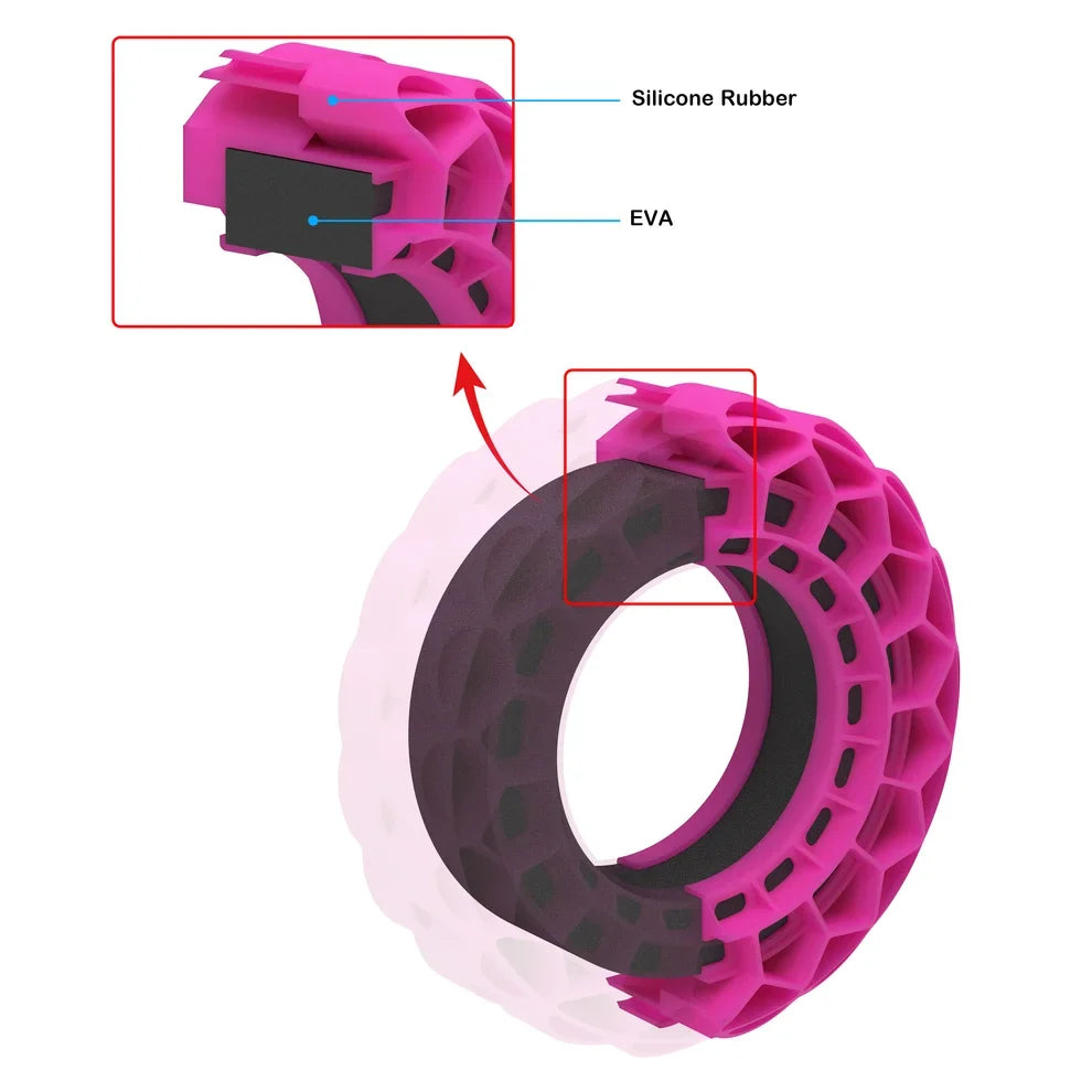 MEUS Racing Super Soft Silicone Tire Inserts with EVA for 118-122 mm 1.9" Tires