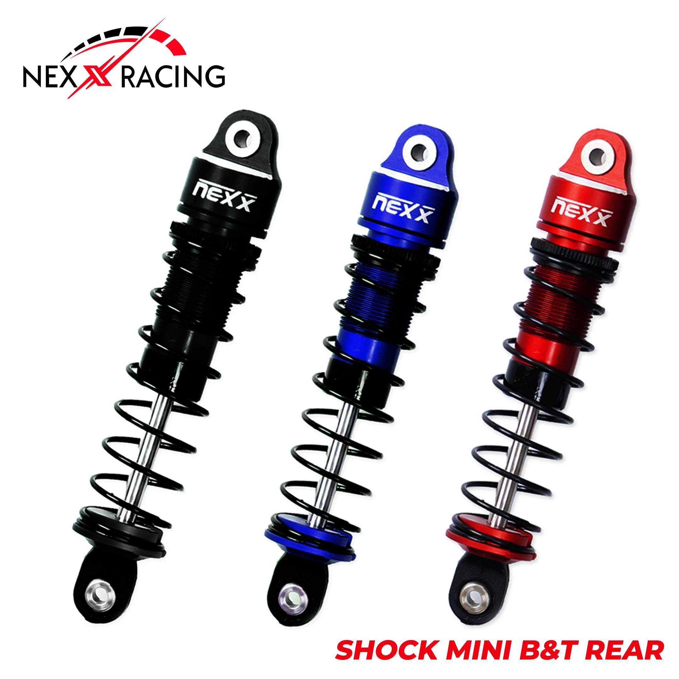 Nexx Racing Rear Oil shock (2pcs) for Mini-T& Mini-B - BLUE