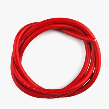 10awg Silicone Wire - RED - 2FT - HeliDirect
