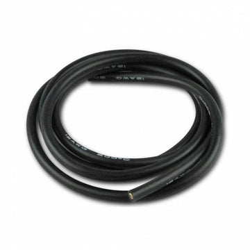 12awg Silicone Wire - BLACK - 2FT - HeliDirect