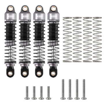 INJORA 53mm Aluminum Threaded Oil Filled Shocks for 1/18 TRX4M (4M-24) - HeliDirect
