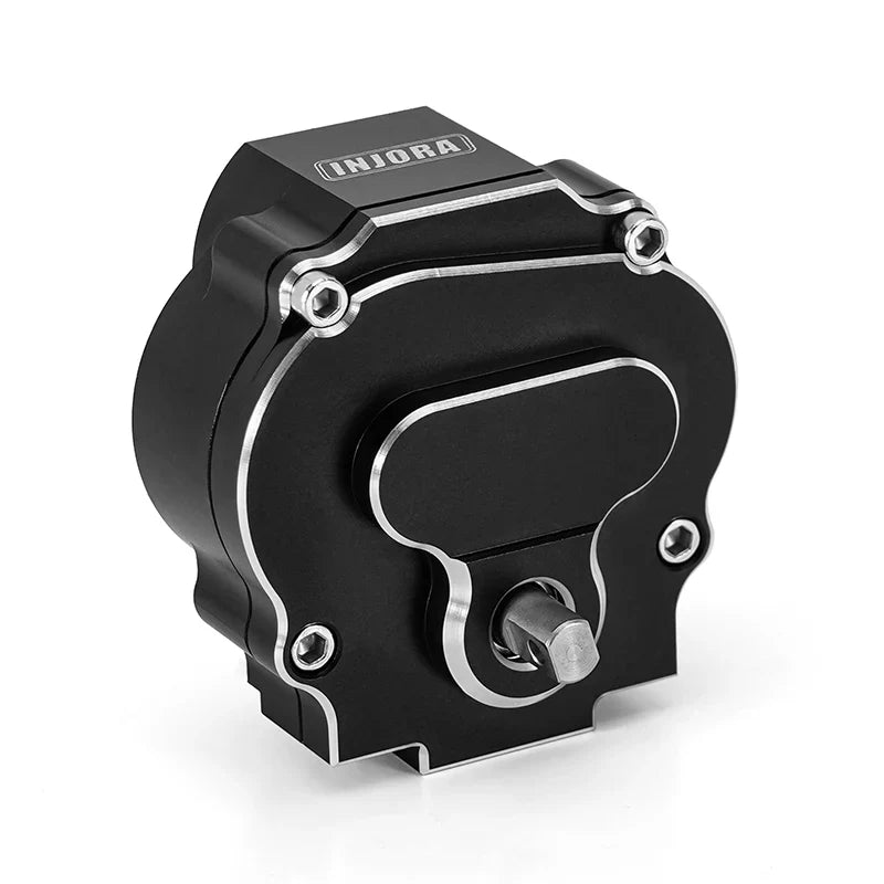 INJORA CNC Aluminum Complete 24/1 (Underdrive 45.83%) Transmission for 1/18 Redcat Ascent-18