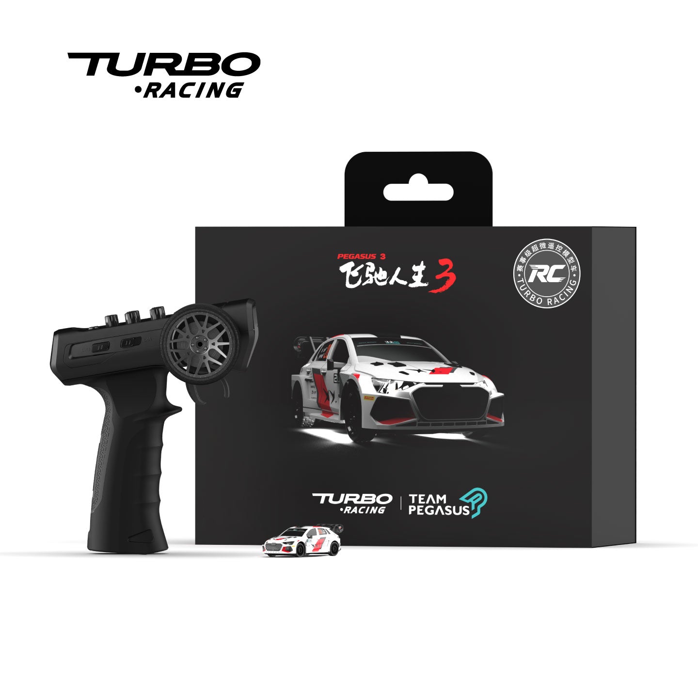 Turbo Racing X Pegasus 3 Official Licensed Co-Branded Edition C78 1:76 Scale On-road RC Sports Car RTR