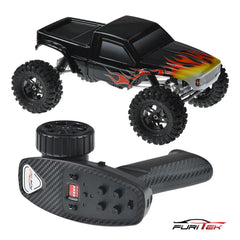 CAYMAN PRO V2 4X4 1/18 PREMIUM RC CRAWLER W/ TX/RX BLACK WITH FLAMES VERSION - HeliDirect