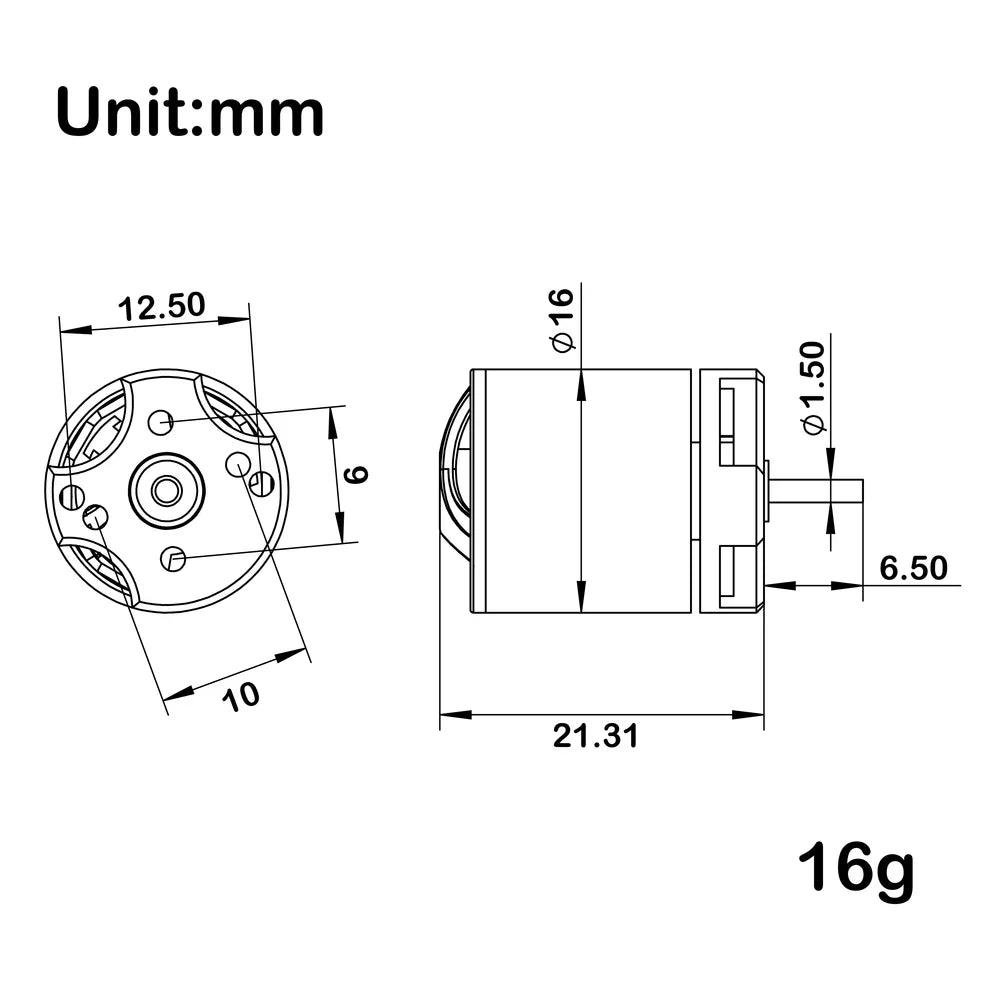 MEUS Racing Brushless Motor for 1/18 TRX4M 1/24 SCX24 1/30 SCX30 RC Crawlers