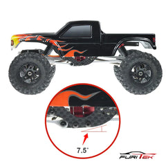 CAYMAN PRO V2 4X4 1/18 PREMIUM RC CRAWLER W/ TX/RX BLACK WITH FLAMES VERSION - HeliDirect