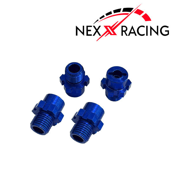 Nexx Racing 17mm Hex Wheel Adapters for Traxxas 1/10 Jato - Blue