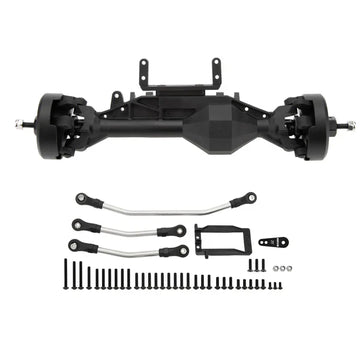 MEUS Racing 1/10 Nylon Isokinetic Straight Axle with Front Axle Counterweight for Axial Capra 1.9 UTB AR44 and Other DIY 1/10 RC Crawler