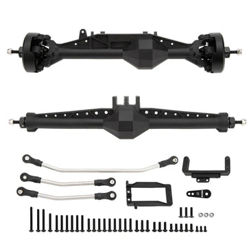 MEUS Racing 1/10 Nylon Isokinetic Straight Axle with Front Axle Counterweight for Axial Capra 1.9 UTB AR44 and Other DIY 1/10 RC Crawler