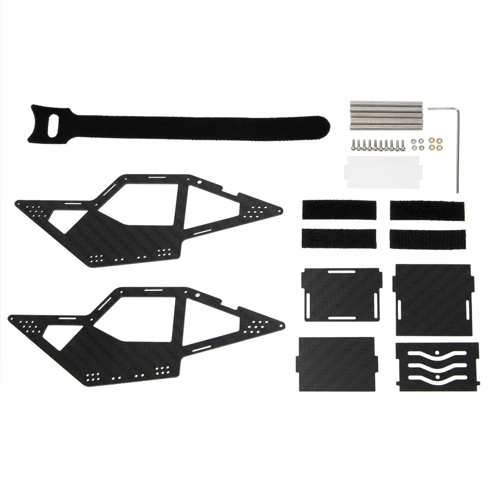 Meus Racing 1/24 Carbon Fiber Cage Body Shell For Axial SCX24 C10 JLU Ford Bronco - HeliDirect