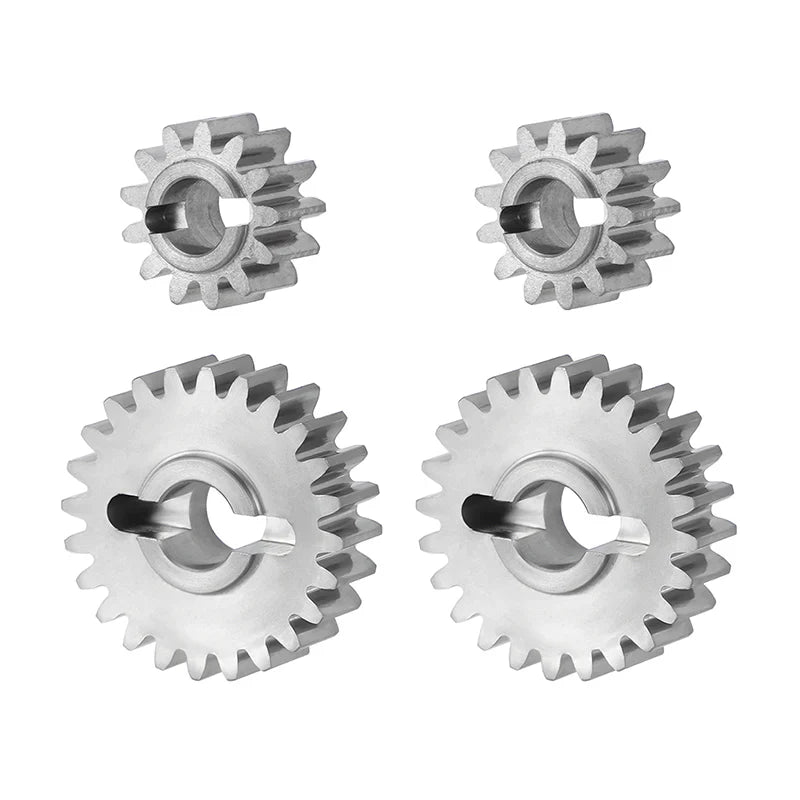 INJORA Stainless Steel Portal 13/24T Gears (Underdrive 11%) Set for 1/18 Redcat Ascent-18