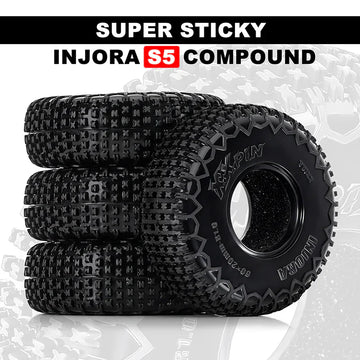 INJORA 1.0" XHX Pin Tires (4) (60*20mm)