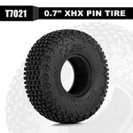 INJORA 0.7" 40*14mm XHX Pin Tires for 1/30 SCX30