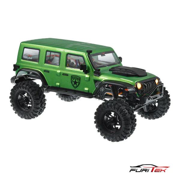 FURITEK FX118 KATANA RTR BRUSHLESS 1/18 RC CRAWLER KIT (GREEN) - HeliDirect