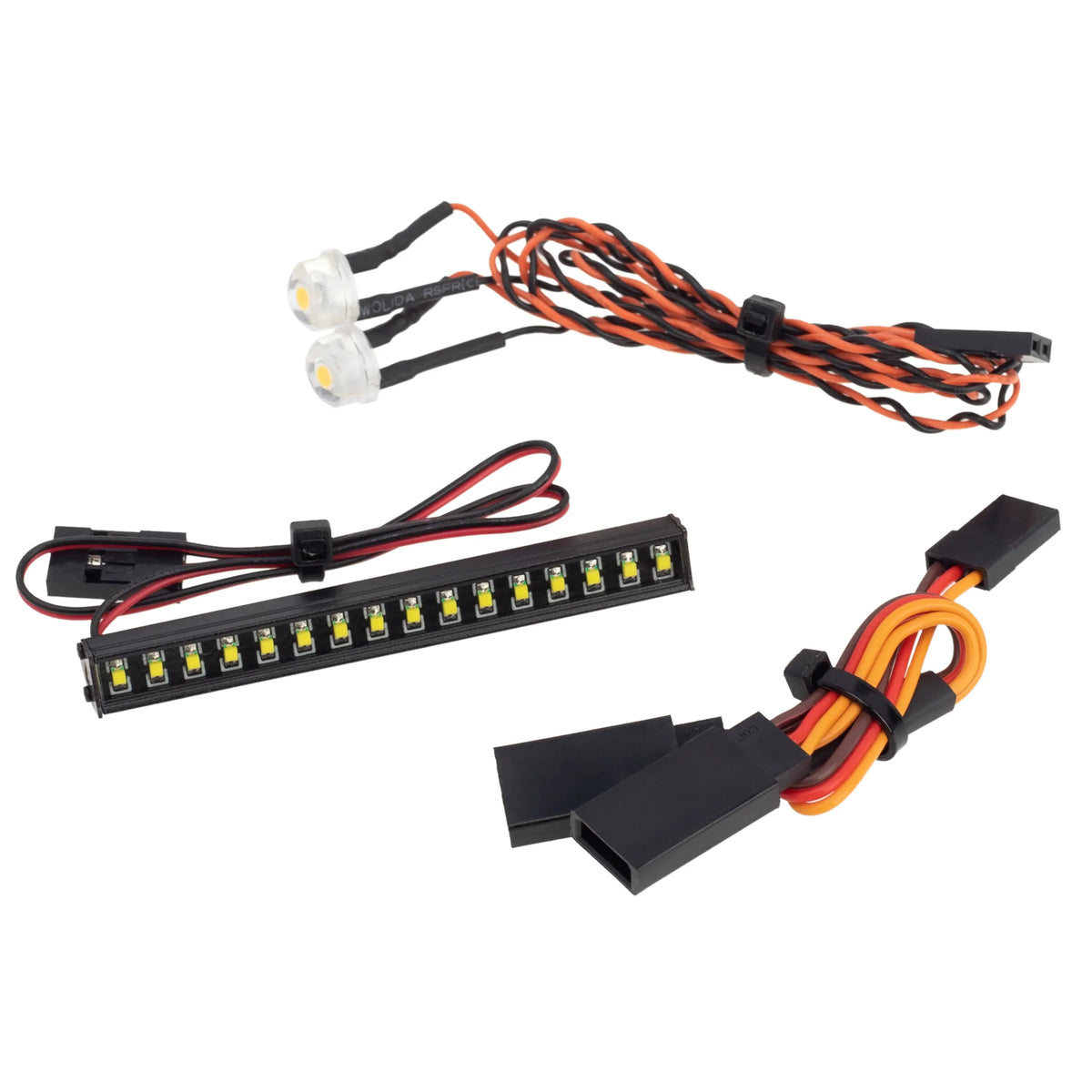 MEUS Racing TRX4M Ripper 16LED Light Kit Lemon Yellow + 8MM Headlight ...