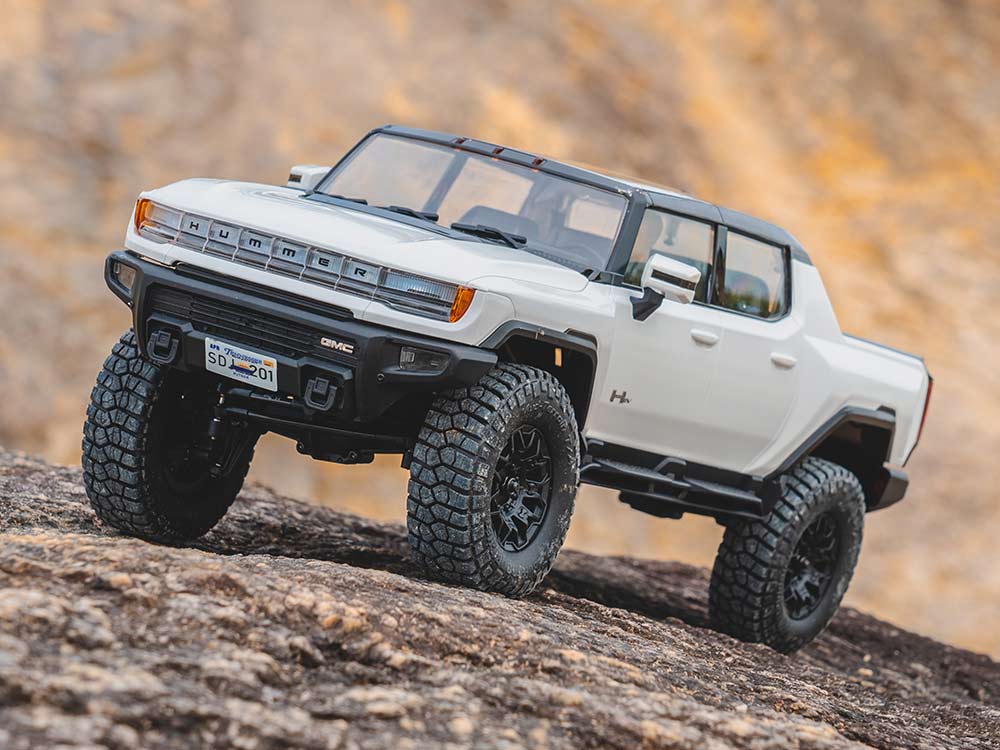 FMS 1:18 FCX18 Hummer EV Pickup Truck RTR - WHITE – Direct RC