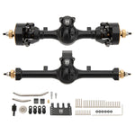 MEUS Racing SCX24 Metal V2 Isokinetic Front Rear Axles +5MM Isokinetic 3-Section CVD With 52° Steering Angle for 1/24 SCX24