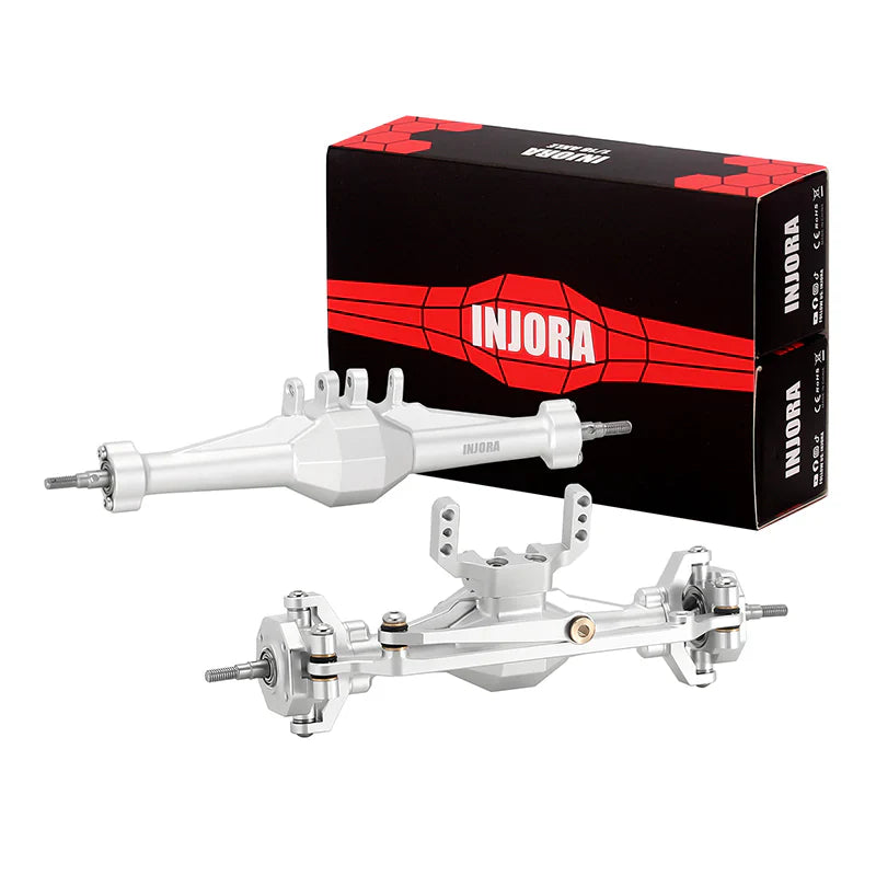 INJORA +4mm Diamond Axles With Lay Down Servo Mount & Links For 1/18 T ...