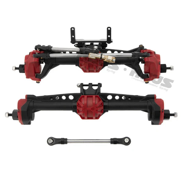 Meus Racing Plastic Nylon Portal Axles Front Rear Axle for Axial SCX10 SCX10 II 1/10 RC Car Upgrade Parts