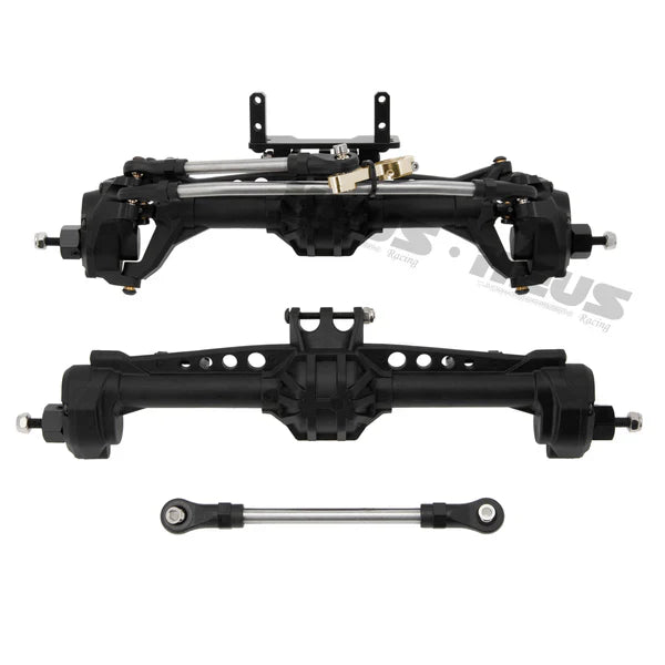 Meus Racing Plastic Nylon Portal Axles Front Rear Axle for Axial SCX10 SCX10 II 1/10 RC Car Upgrade Parts