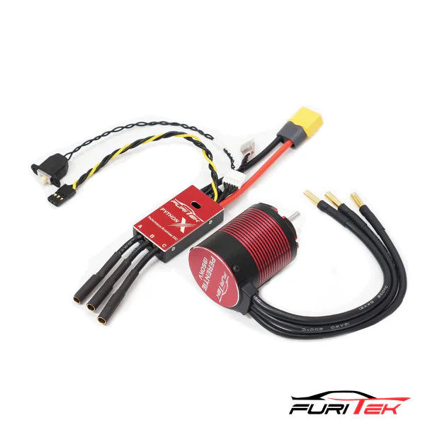 FURITEK PYTHON X BRUSHED/BRUSHLESS ESC WITH PERENTIE FOR 1/10 RC CRAWLERS - HeliDirect