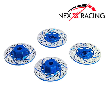 Nexx Racing Aluminum Brake Rotor (4pcs) Fit 4-TEC - Blue