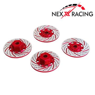 Nexx Racing Aluminum Brake Rotor (4pcs) Fit 4-TEC - Red