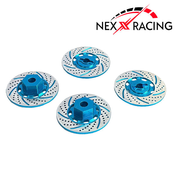Nexx Racing Brake Rotor +2.5mm Hexes Fit 4-TEC - Turquoise