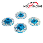 Nexx Racing Aluminum Brake Rotor (4pcs) Fit 4-TEC - Turquoise