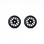 NXUSA-EVOAWD-F Nexx Racing “JUD” threaded carbon-fiber reinforced EVO AWD Flanged Front Wheels (2) pcs for Mini-Z - F8.5 OFFSET 0