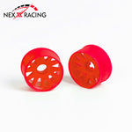 Nexx Racing “JUD” threaded carbon-fiber reinforced EVO Flanged Rear Wheels (2) pcs for Mini-Z (RED) (Copy)
