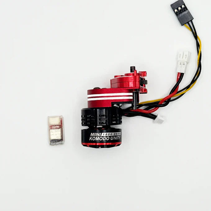 FURITEK UNITYDRIVE Combo for SCX24 Featuring MINI KOMODO UNITY 2-in-1 ESC/MOTOR & Mini Stellar Transmission